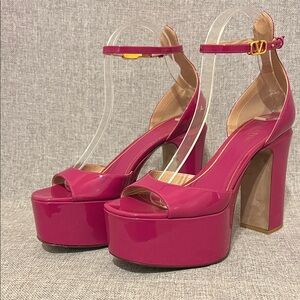 Valentino Garavani Pink Platform Heels